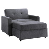  Steve Silver Furniture Noah NOA800GCT Gray Chair w/ Twin Sleeper IMAGE 6