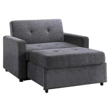  Steve Silver Furniture Noah NOA800GCT Gray Chair w/ Twin Sleeper IMAGE 6