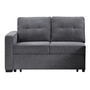  Steve Silver Furniture Noah NOA800GL Grey Pullout Loveseat IMAGE 1