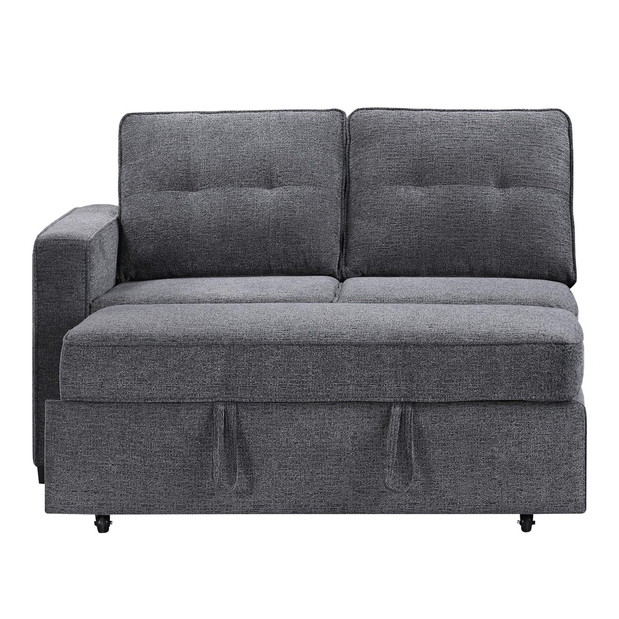  Steve Silver Furniture Noah NOA800GL Grey Pullout Loveseat IMAGE 2