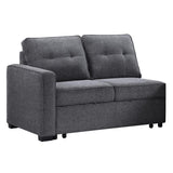  Steve Silver Furniture Noah NOA800GL Grey Pullout Loveseat IMAGE 3