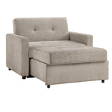  Steve Silver Furniture Noah NOA800NCT Brown Chair w/ Twin Sleeper IMAGE 6