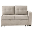  Steve Silver Furniture Noah NOA800NL Brown Pullout Loveseat IMAGE 1