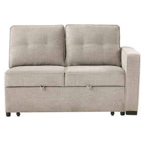  Steve Silver Furniture Noah NOA800NL Brown Pullout Loveseat IMAGE 1