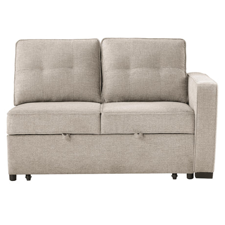  Steve Silver Furniture Noah NOA800NL Brown Pullout Loveseat IMAGE 1