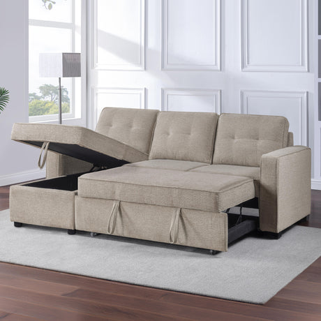  Steve Silver Furniture Noah NOA800NL Brown Pullout Loveseat IMAGE 11