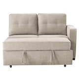  Steve Silver Furniture Noah NOA800NL Brown Pullout Loveseat IMAGE 2