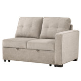  Steve Silver Furniture Noah NOA800NL Brown Pullout Loveseat IMAGE 3