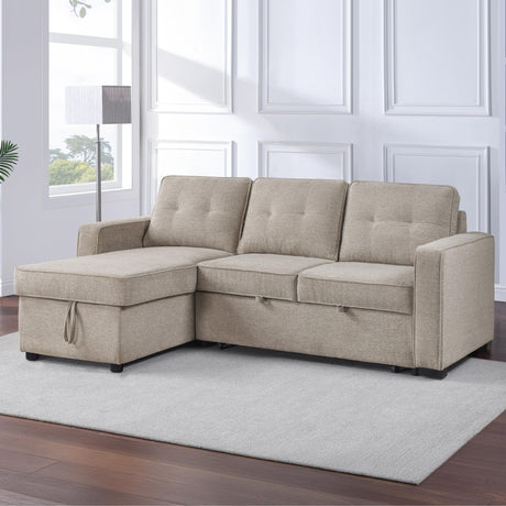  Steve Silver Furniture Noah NOA800NL Brown Pullout Loveseat IMAGE 8