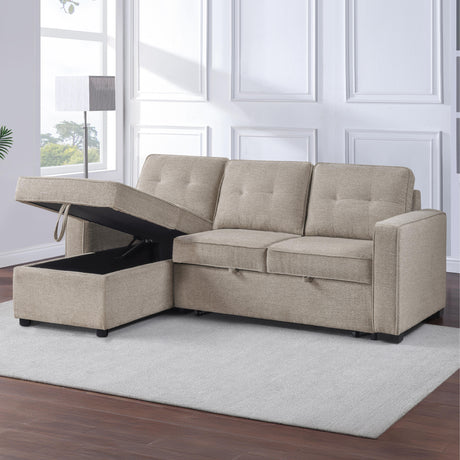  Steve Silver Furniture Noah NOA800NL Brown Pullout Loveseat IMAGE 9