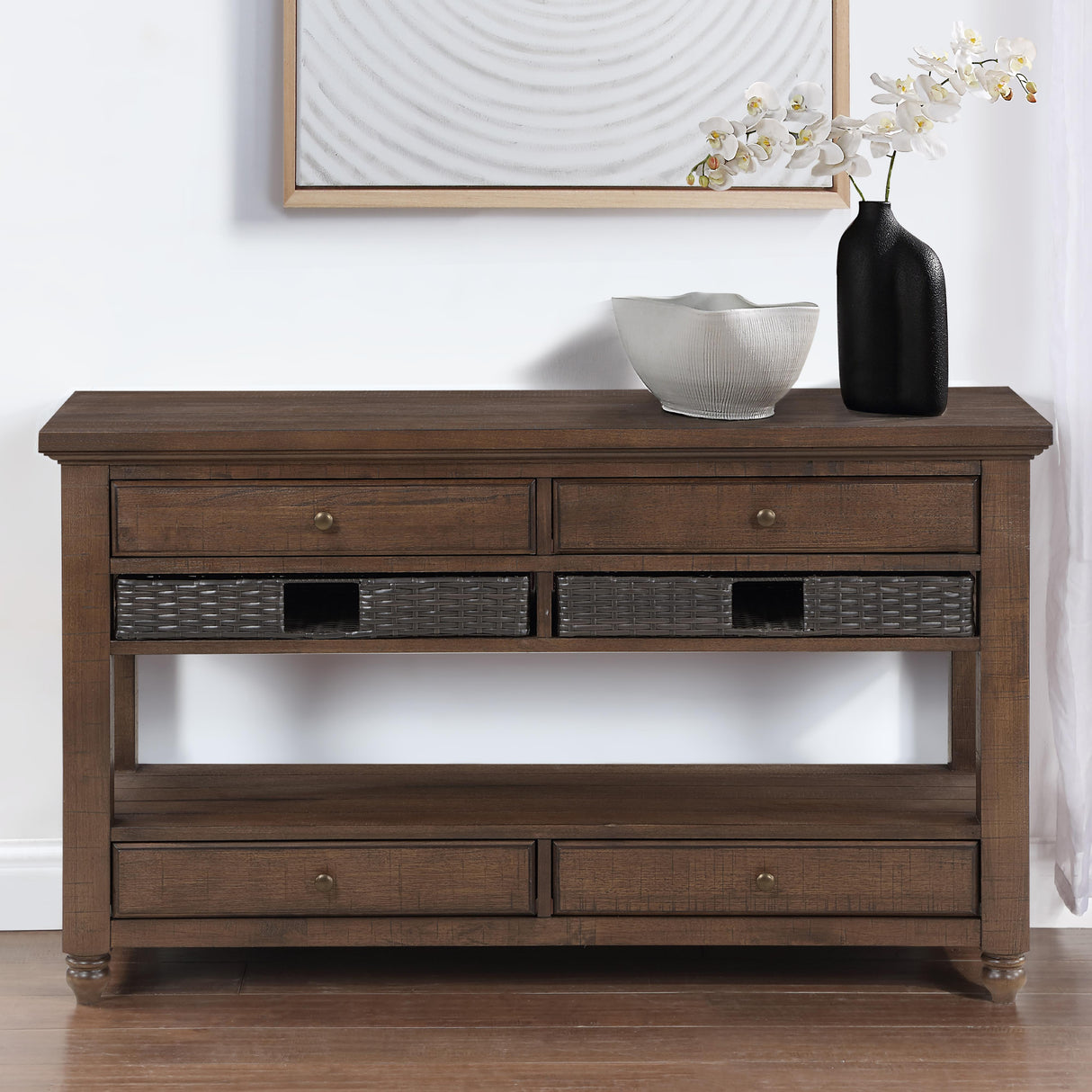  Steve Silver Furniture Oliver OVR100S Sofa Table IMAGE 8