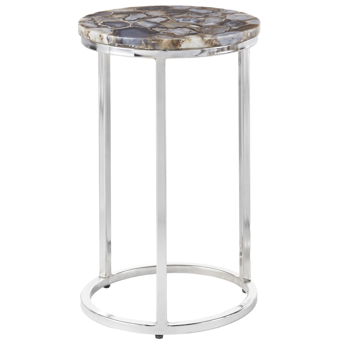  Steve Silver Furniture Onyx NY2000NT Agate Top Nesting Table IMAGE 2