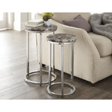  Steve Silver Furniture Onyx NY2000NT Agate Top Nesting Table IMAGE 5