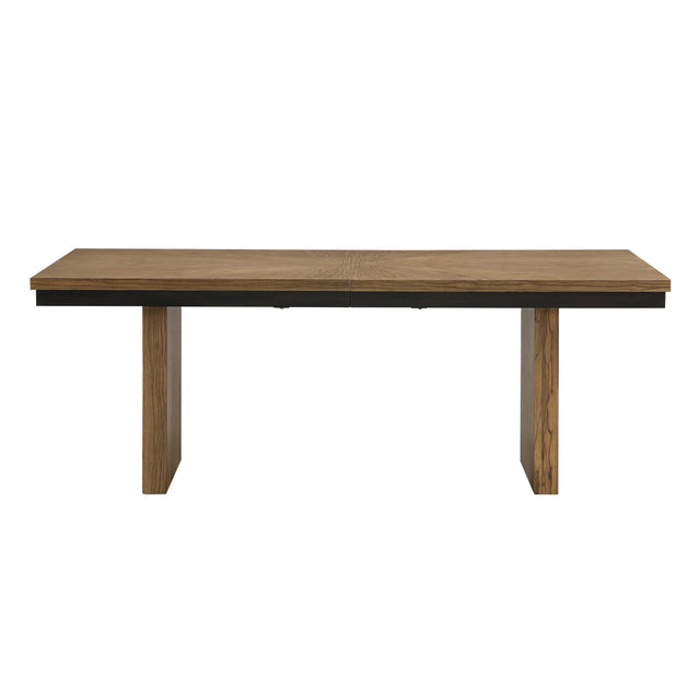  Steve Silver Furniture Roatan RTN500-TTTB 80-96" Table with 16-inch Leaf IMAGE 1