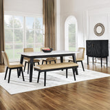  Steve Silver Furniture Vida-Black VD500K-D6PC Brown Server IMAGE 10