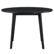  Steve Silver Furniture Willow WIL500KT Black Round Table IMAGE 1