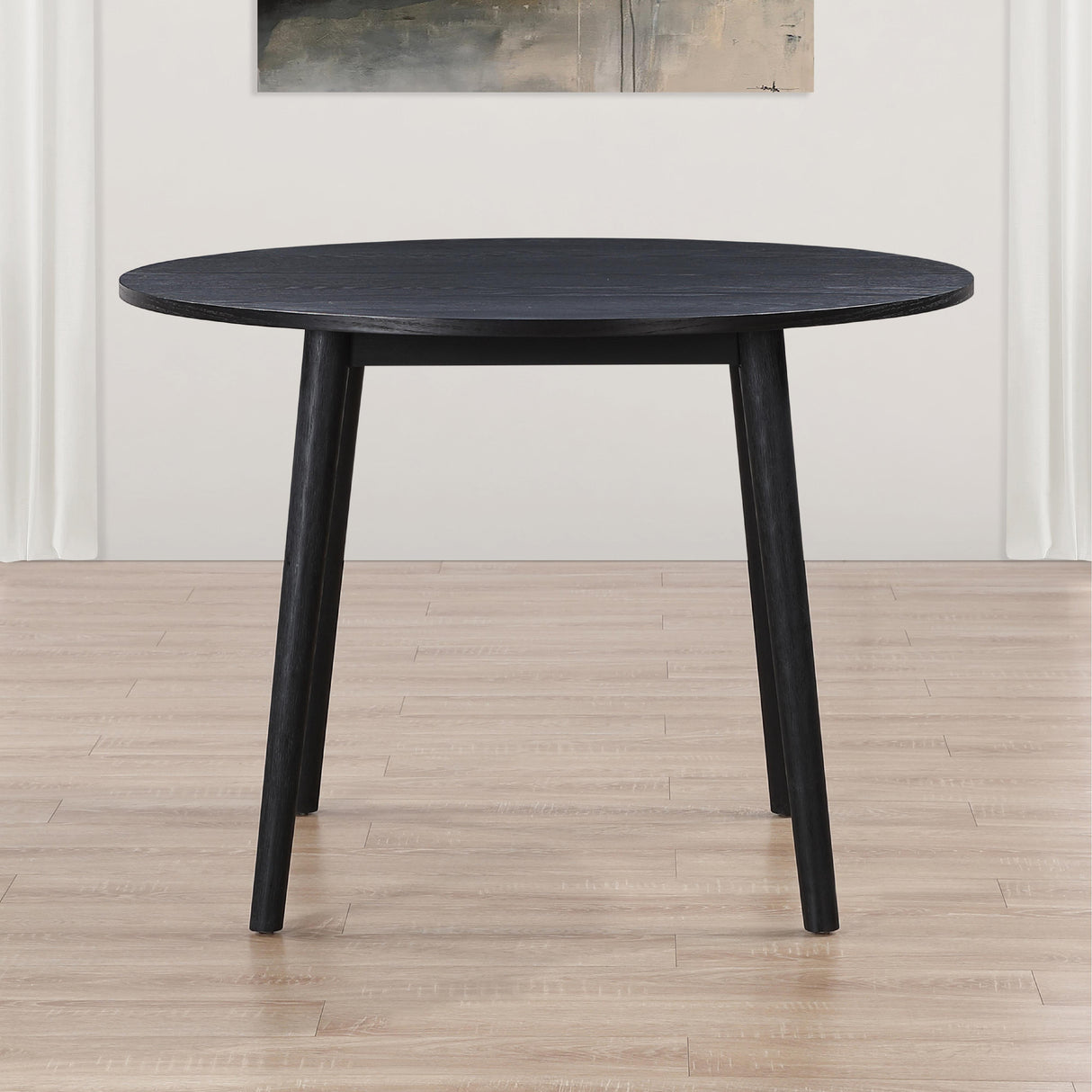  Steve Silver Furniture Willow WIL500KT Black Round Table IMAGE 7