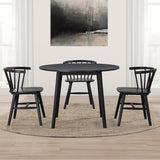  Steve Silver Furniture Willow WIL500KT Black Round Table IMAGE 8