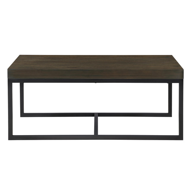  Steve Silver Furniture Yukon YU5028NT Rectangle Nesting Table and Stool IMAGE 1