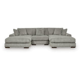  Signature Design by Ashley Lindyn 21105S18 3 pc Sectional with Double Chaise IMAGE 1