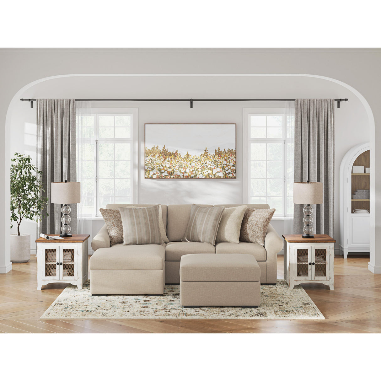  Benchcraft LadyMae 59404S6 2 pc Sectional with Chaise IMAGE 4