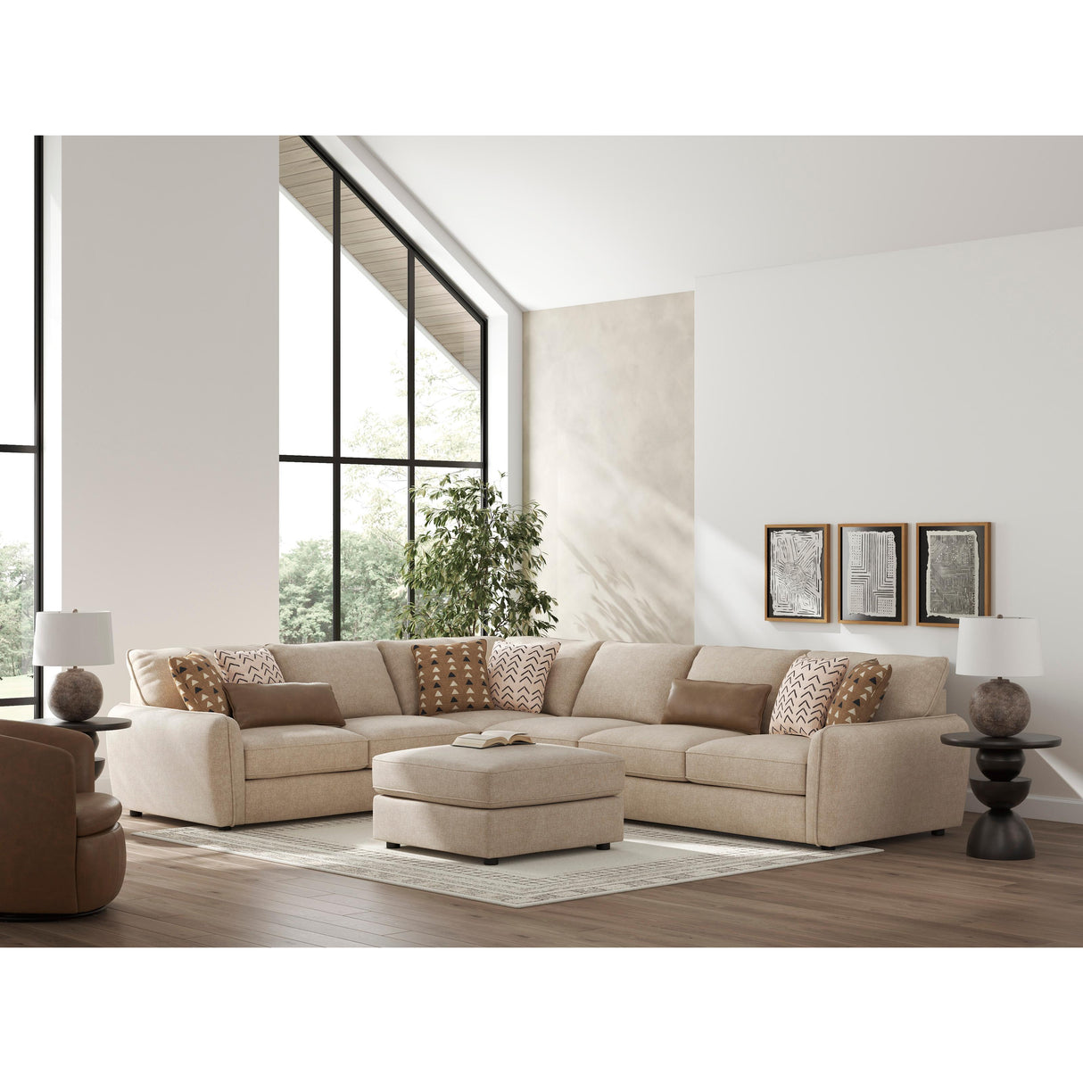  Benchcraft Seyler 6140508 Oversized Accent Ottoman IMAGE 5