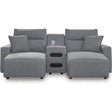  Signature Design by Ashley Modmax 65906S12 3 pc Power Reclining Sectional with Chaise IMAGE 1