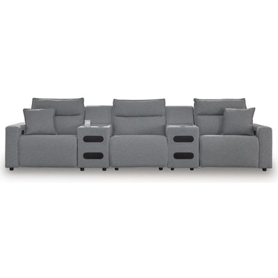  Signature Design by Ashley Modmax 65906S13 5 pc Power Reclining Sectional IMAGE 1