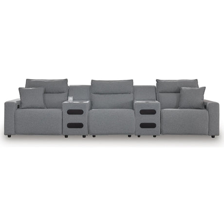  Signature Design by Ashley Modmax 65906S13 5 pc Power Reclining Sectional IMAGE 1