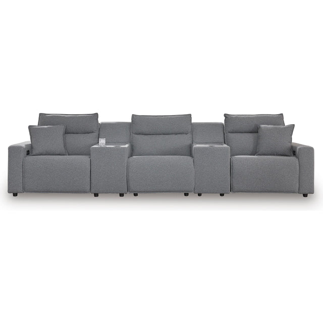  Signature Design by Ashley Modmax 65906S14 5 pc Power Reclining Sectional IMAGE 1
