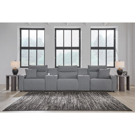  Signature Design by Ashley Modmax 65906S14 5 pc Power Reclining Sectional IMAGE 5