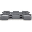  Signature Design by Ashley Modmax 65906S15 5 pc Power Reclining Sectional with Chaise IMAGE 1