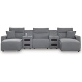 Signature Design by Ashley Modmax 65906S15 5 pc Power Reclining Sectional with Chaise IMAGE 1