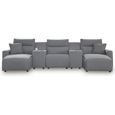  Signature Design by Ashley Modmax 65906S16 5 pc Power Reclining Sectional with Chaise IMAGE 1