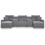  Signature Design by Ashley Modmax 65906S16 5 pc Power Reclining Sectional with Chaise IMAGE 1