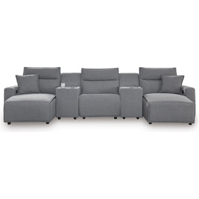  Signature Design by Ashley Modmax 65906S16 5 pc Power Reclining Sectional with Chaise IMAGE 1