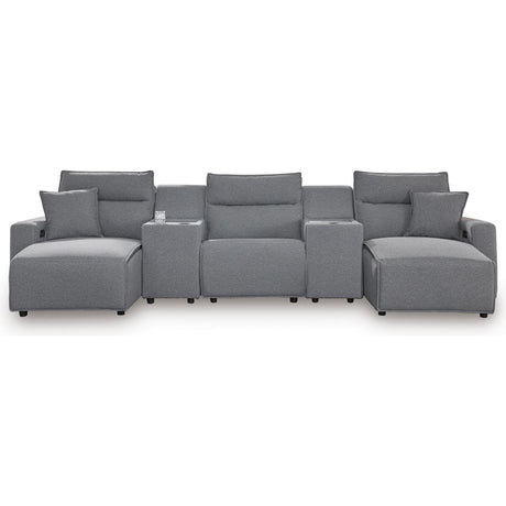  Signature Design by Ashley Modmax 65906S16 5 pc Power Reclining Sectional with Chaise IMAGE 1