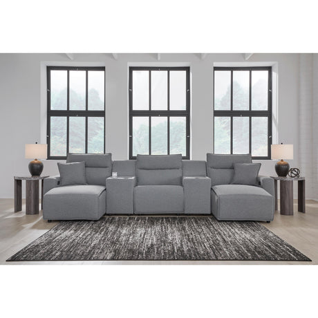  Signature Design by Ashley Modmax 65906S16 5 pc Power Reclining Sectional with Chaise IMAGE 5