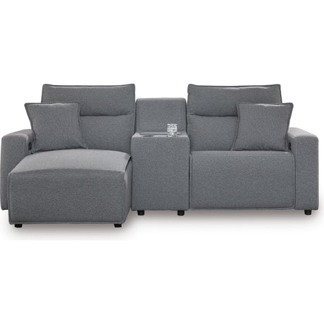  Signature Design by Ashley Modmax 65906S17 3 pc Power Reclining Sectional with Chaise IMAGE 1