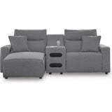  Signature Design by Ashley Modmax 65906S18 3 pc Power Reclining Sectional with Chaise IMAGE 1
