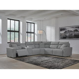  Signature Design by Ashley Modmax 65906S36 6 pc Reclining Sectional with Storage Console IMAGE 4