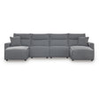  Signature Design by Ashley Modmax 65906S37 4 pc Reclining Sectional with Double Chaise IMAGE 1