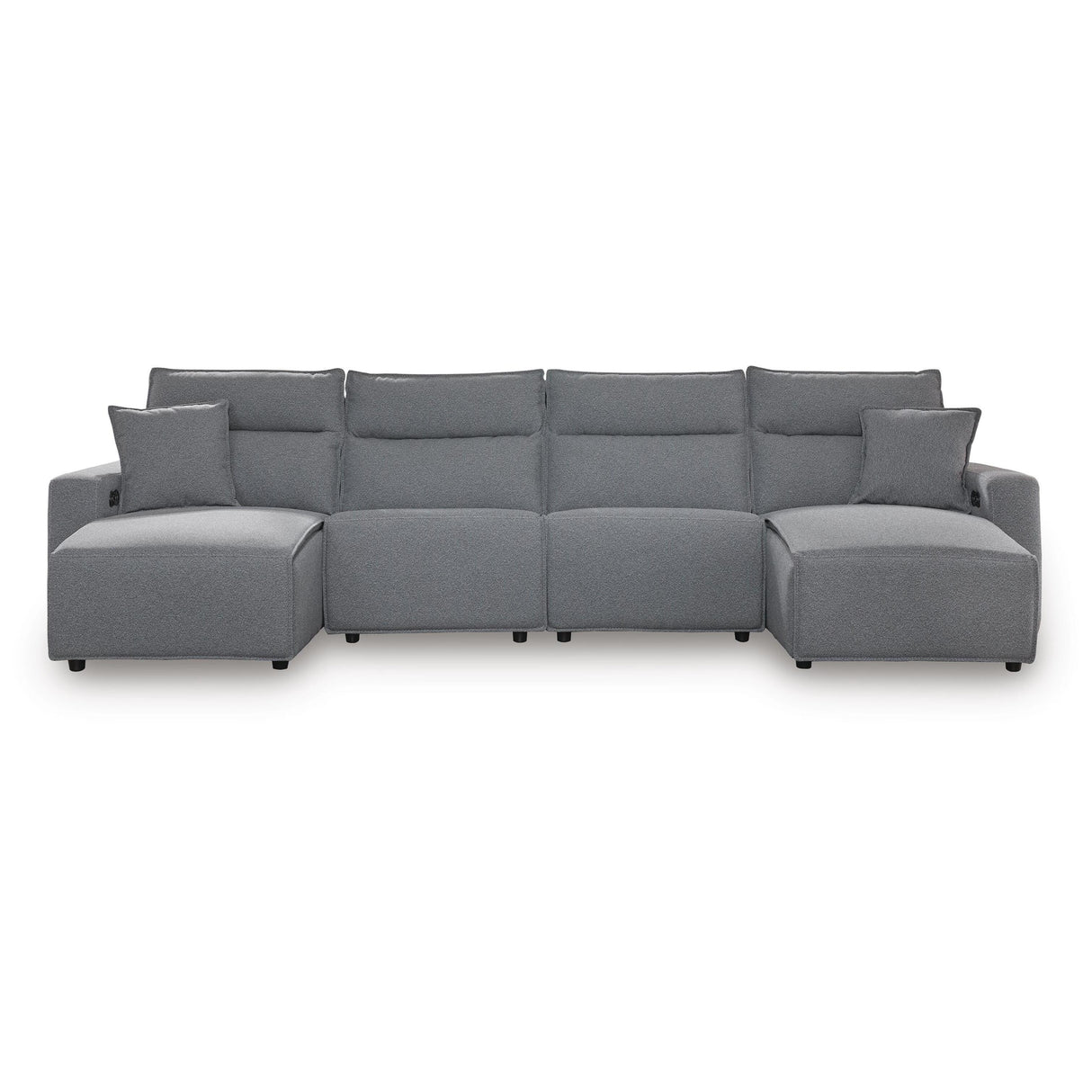  Signature Design by Ashley Modmax 65906S37 4 pc Reclining Sectional with Double Chaise IMAGE 1