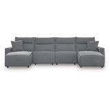  Signature Design by Ashley Modmax 65906S37 4 pc Reclining Sectional with Double Chaise IMAGE 1