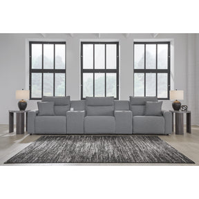  Signature Design by Ashley Modmax 65906S39 5 pc Reclining Sectional with Storage Consoles IMAGE 1
