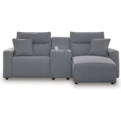  Signature Design by Ashley Modmax 65906S4 3 pc Power Reclining Sectional with Chaise IMAGE 1