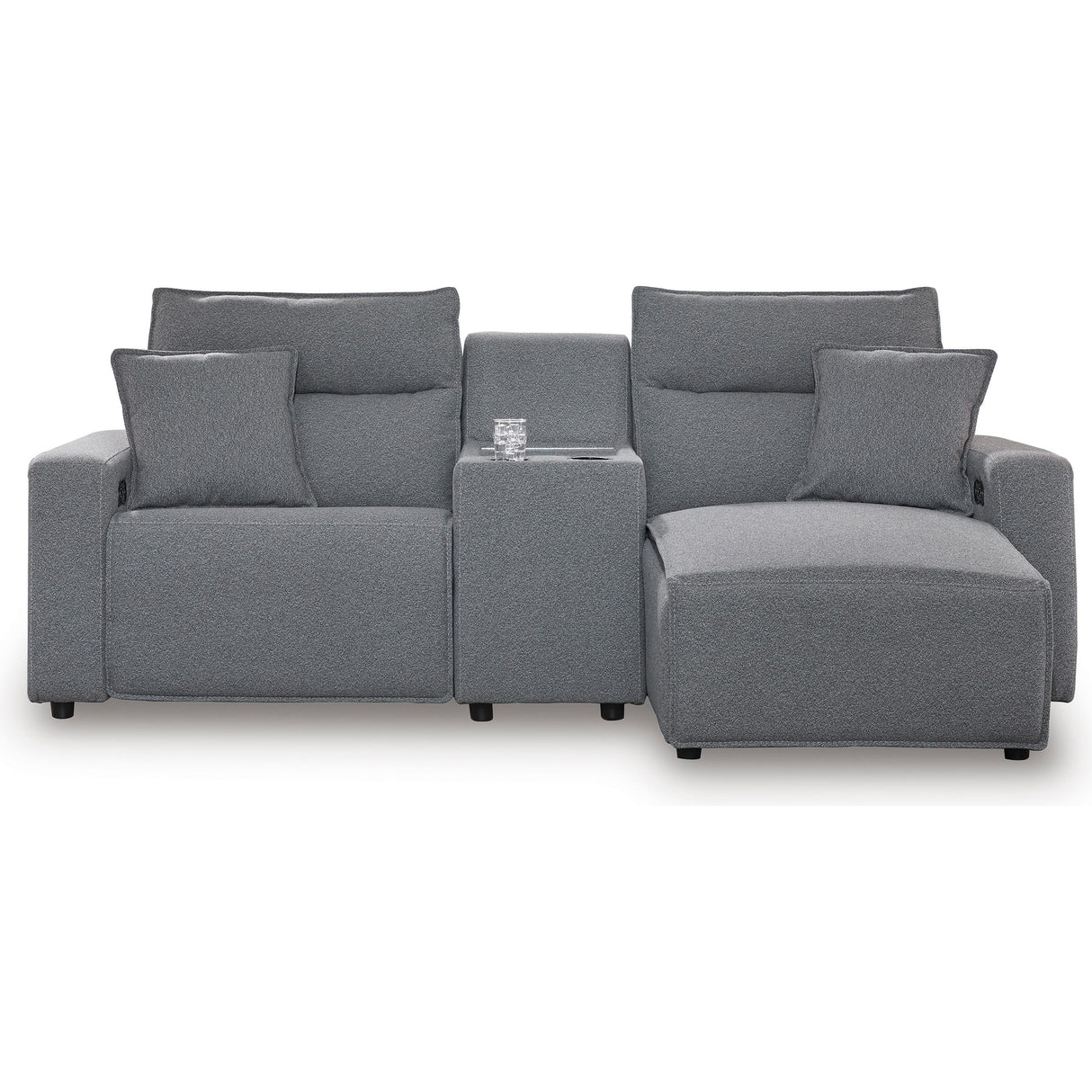  Signature Design by Ashley Modmax 65906S4 3 pc Power Reclining Sectional with Chaise IMAGE 1