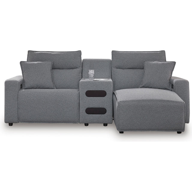  Signature Design by Ashley Modmax 65906S5 3 pc Power Reclining Sectional with Chaise IMAGE 1