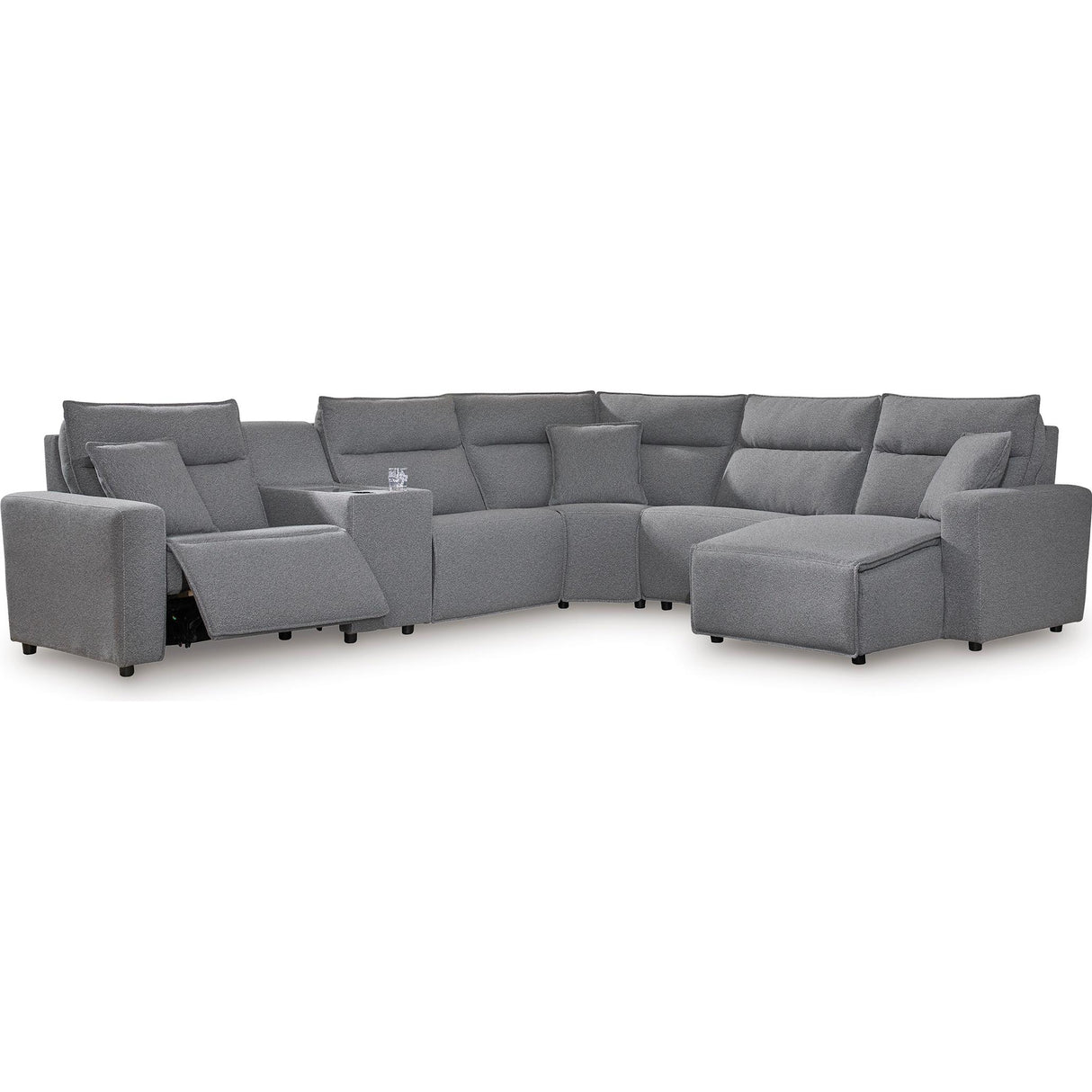  Signature Design by Ashley Modmax 65906S6 6 pc Power Reclining Sectional with Chaise IMAGE 1