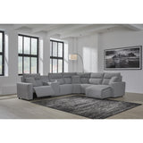  Signature Design by Ashley Modmax 65906S6 6 pc Power Reclining Sectional with Chaise IMAGE 5